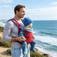 thumbnail image 3 of Baby Carrier Newborn to Toddler - Newborn Carrier, 3 Ergonomic Positions (Front in/Front Out/Back), “M”-Position Baby Carriers with Adjustable Seat (7-35 lbs), 3 of 5