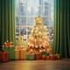thumbnail image 5 of Inflable de globo de árbol de Navidad | Decoración estereoscópica mate brillante | Marrón Verde 98x54cm | Accesorio fotográfico para centros comerciales, tiendas, eventos | Plástico duradero |, 5 of 7