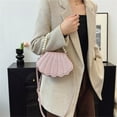 thumbnail image 4 of FENOHREFE Trendy Shell Shoulder Bag for Women Practical PU Leather Crossbody Bags Beah Handbag Evening Purse for Work or Leisure, 4 of 8