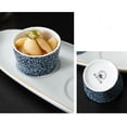 thumbnail image 3 of Hotel Restaurant Commercial Triple Platter Cold Dishes Snacks Snacks Salad Snack Plate Ceramic Tableware, 3 of 7