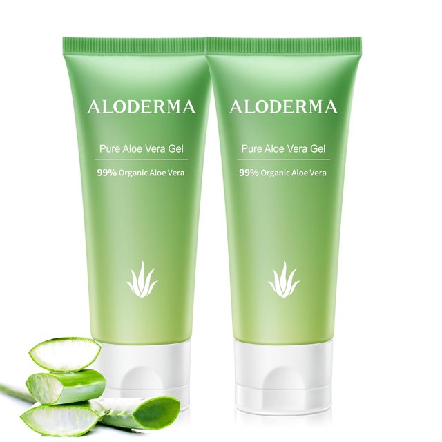 99% Organic Aloe Vera Gel for Face Made within 12 Hours of Harvest - Natural Hydrating Pure Aloe Vera for Soothing Skincare - Moisturizing Aloe Gel for Skin, Face, & Sensitive Skin, 4.02 oz