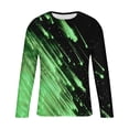 thumbnail image 4 of Big and Tall T Shirts for Men S-4X Plus Size Long Sleeve Round Neck Tees Tops Trendy Shooting-Star Printed Loose Casual Pullover Comfort Tshirts Shirt, 4 of 5