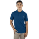 thumbnail image 1 of Playera Slim Fit Manga Corta Azul Púmbago Bordado R Muscle Fit Caballero, 1 of 4