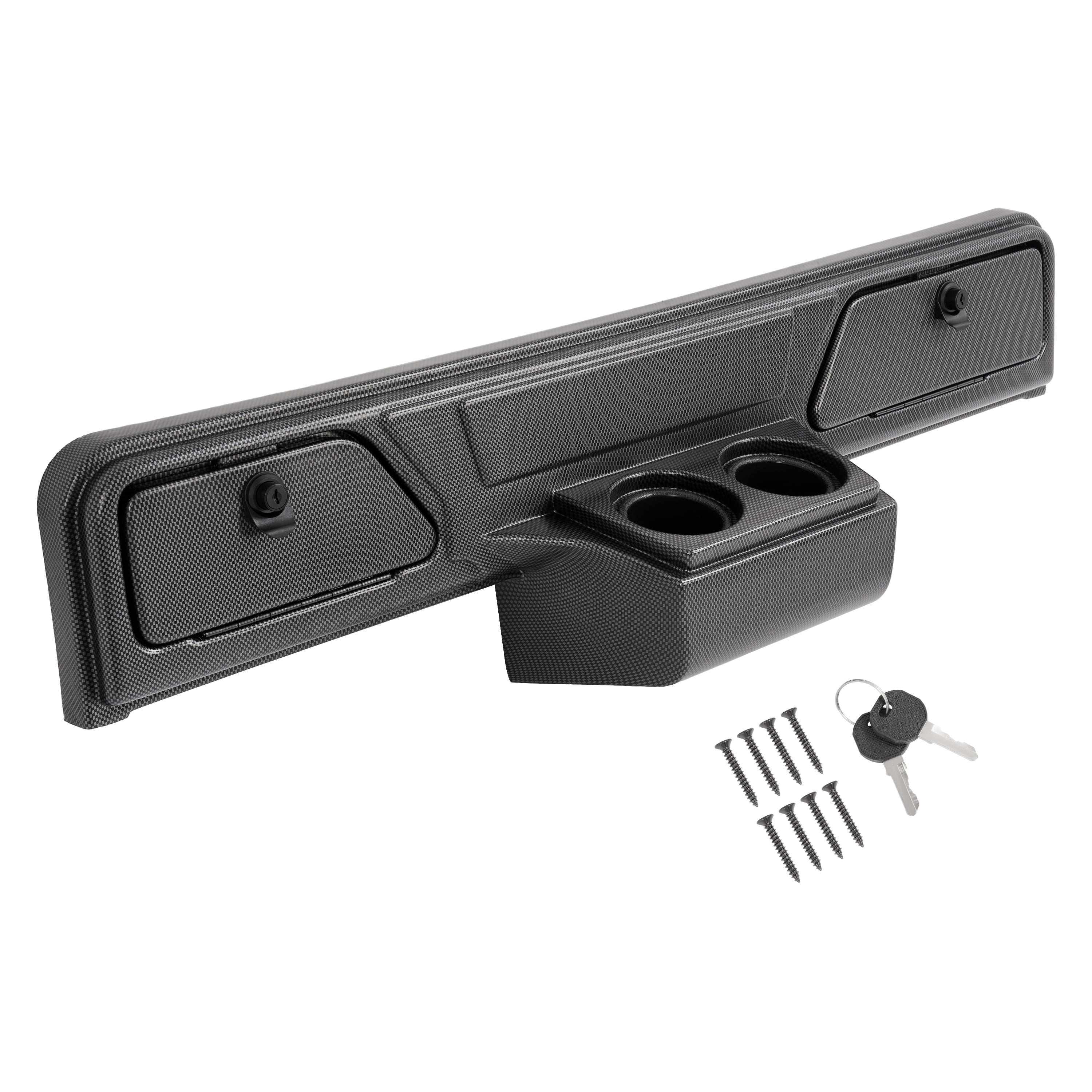 KOJEM Dashboard Cover Compatible with 1986-1994 EZGO Marathon Golf Cart Dash Cover Plastic ABS W/Lockable Doors