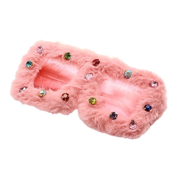 Trendy Oversized Shades with Polarized Lens, Unisex Furry Frame Vintage Sunglasses for Birthday Party Fashion Accessory