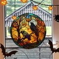thumbnail image 2 of CASAFUN Happy Halloween Window Clings Spider Web Bat Window Decals Static Glass Stickers Ghost Hand Winter Halloween Decorations for Indoor Office Bedroom Holiday Decor Ornaments, 2 of 9