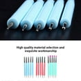 thumbnail image 4 of Maoww 5pcs Clay Ball Styluses Silicone Clay Sculpturing Pens Non-slip Portable Nail Sculpture Tools, Blue, 4 of 8