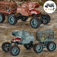 thumbnail image 3 of Coche de Dinosaurio Teledirigido Zulema Alimentado Por Batería para Niños Verde Coche de dinosaurio RC, 3 of 8