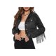 thumbnail image 1 of SAYOO - Abrigo corto para mujer, manga larga/sin mangas con borlas decorativas, chaqueta corta con botones, estilo casual de calle, prendas de vestir exteriores SAYOO  XS S M L, 1 of 9
