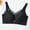 A02 black, variant on Push Up Bra for Women Sexy Floral Lace Bralette Soft Brassiere Cotton Comfortable Gathered Female Lingerie