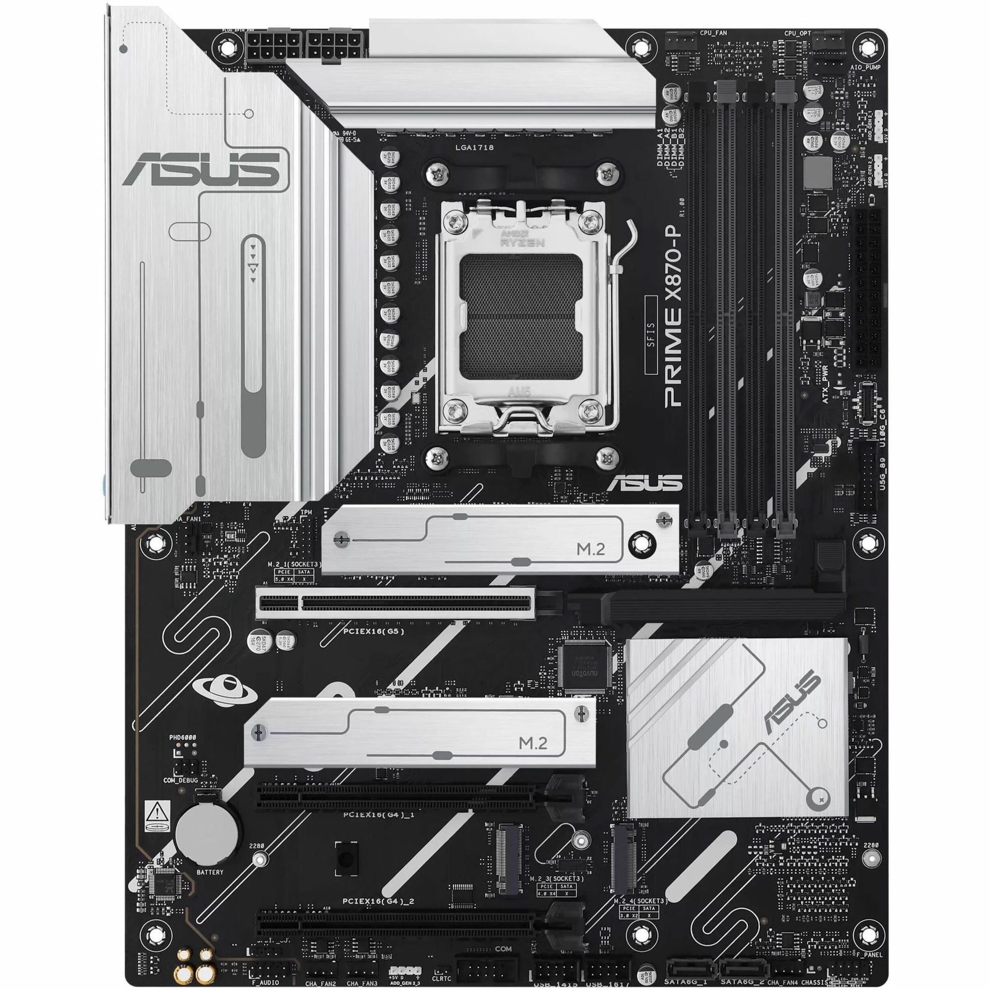 ASUS Prime X870-P-CSM AMD AM5 X870 DDR5 AMD AM5 ATX Business Motherboard