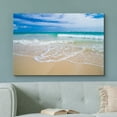 thumbnail image 2 of wall26 Canvas Print Wall Art Vibrant Beach Ocean Waves &amp; Seafoam Nature Wilderness Photography Modern Art Rustic Scenic Colorful Multicolor for Living Room, Bedroom, Office - 12"x18", 2 of 5