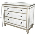 thumbnail image 3 of Butler Specialty Masterpiece Laflin 3 Drawer Mirrored Accent Chest, 3 of 9