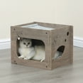 thumbnail image 6 of PetPals Contemporary Minimalist Design Cat House - 14"H, Replaceable, Medium, Jodie, 6 of 6