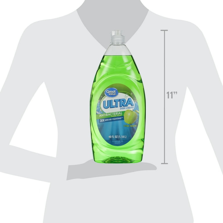 Great Value Liquid Dish Soap Fruity Scent 40 Fluid Ounce