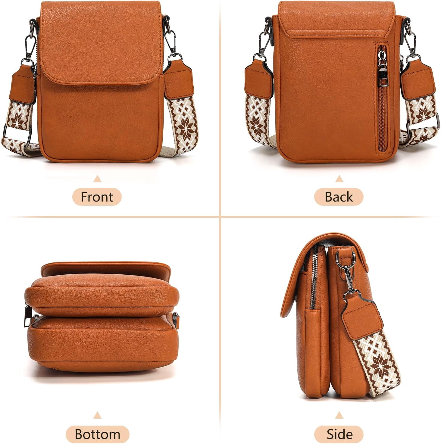Small Crossbody Bag for Women Cell Phone Bag Cross Body Wallet Purses Mini Shoulder Handbag Purse with Card Slots