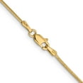 thumbnail image 4 of 14K Yellow Gold 1.1mm Round Snake Chain (20 X 1.1) Made In Peru sna100-20, 4 of 5