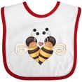 thumbnail image 3 of Inktastic Valentine's Day Bumble Bees Boys Baby Bib, 3 of 4