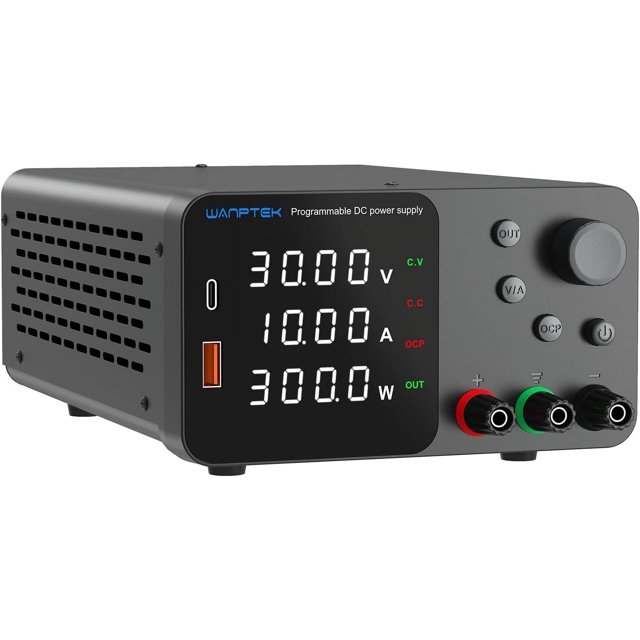LAICAIW Alimentation de Banc DC Alimentation DC Réglable Alimentation DC Variable Programmable Alimentation DC WANPTEK Variable Alimentation DC 60V 5A Alimentation de Banc avec Affichage LED 4 Chiffres