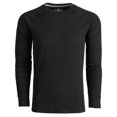 thumbnail image 1 of American Rag Mens Long-Sleeve Thermal Basic T-Shirt, Black, Large, 1 of 1