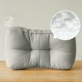 thumbnail image 5 of Lumbar Support Pillow for Office Chair | Office Chair Lumbar Support Cushion | Lower Back Support Pillow for Desk Chair, Light Gray, 1 Piece, 5 of 5