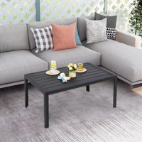 Abble Outdoor Steel Slat Coffee Table