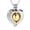 Gold, variant on Love Wings Cremation Pendant Small Urns For Ashes Keepsake Urn Necklace mini urns