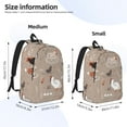 thumbnail image 3 of Naloa Chicken Canvas Backpack for Men Women Rucksack Casual Travel Daypack College Tote Satchel Bookbag for Teens-Medium, 3 of 7