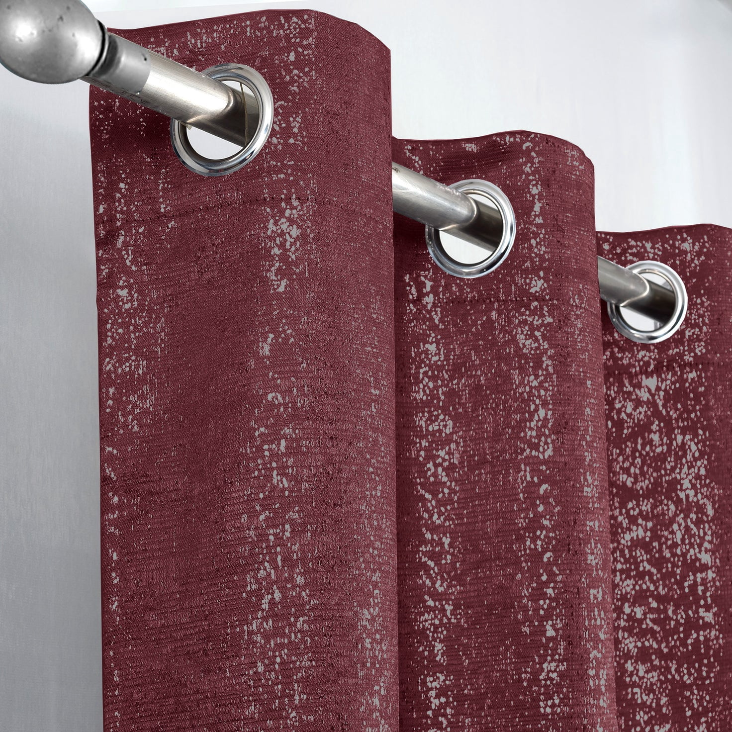 Dainty Home 2-Pack Blackout Grommet Curtain Panels, Shimmer Textured, 38"x84"
