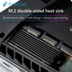 thumbnail image 1 of Disipador De Calor M.2 2280 Disipador de calor Aleación de aluminio SSD Cooler para consola de juegos PS5 (negro), 1 of 8
