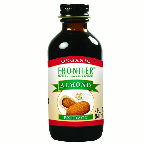 Frontier Almond Extract Certified Organic, 2 Ounce Bottle