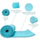 thumbnail image 3 of Set 6 Tapetes para practicar Yoga 6 mm Fuxion Sports celeste Unitalla Fuxion Sports YM6MM-1, 3 of 5