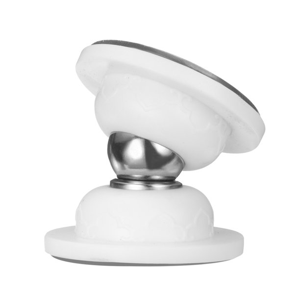 Uxcell 1.9" Soporte Magnético para Puerta, Topes Magnéticos de Silicona Suave para Montaje en Pared y Suelo