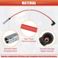 thumbnail image 4 of Cables de bobina de bujía de automóvil Unique Bargains 7mm para Volkswagen Beetle Golf Jetta L4 2.0L No.06A905430J - Paquete de 4, 4 of 7