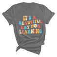 thumbnail image 4 of TSADFHJI Hauts Épaules Dénudées pour Femmes, T-Shirt d'Été Décontracté Imprimé à Manches Courtes Col Rond TG Gris, 4 of 4