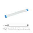 thumbnail image 4 of Uxcell 3.94'' 24 Pins FFC FPC Flat Flexible Cable (A Type) for LCD Laptop Plastic White  20pcs, 4 of 5