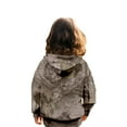 thumbnail image 6 of XDDLITP Camo Hoodie Kids Maple Leaf Print Long Sleeved Sweatshirts Plus Size Drop Shoulder Trendy Pullover with Pocket,Brown 140, 6 of 6