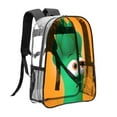 thumbnail image 2 of Veggietales Birthday Party Pattern Transparent Backpack Lightweight And fashionable Showcasing Personality And Leading The Trend, 2 of 6