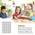 thumbnail image 4 of pitrice 10 Sheets Award Flash Sticker Five-pointed Star Removable Mother Praise Label Decorations Reward Decals Children Students Silver, 4 of 5