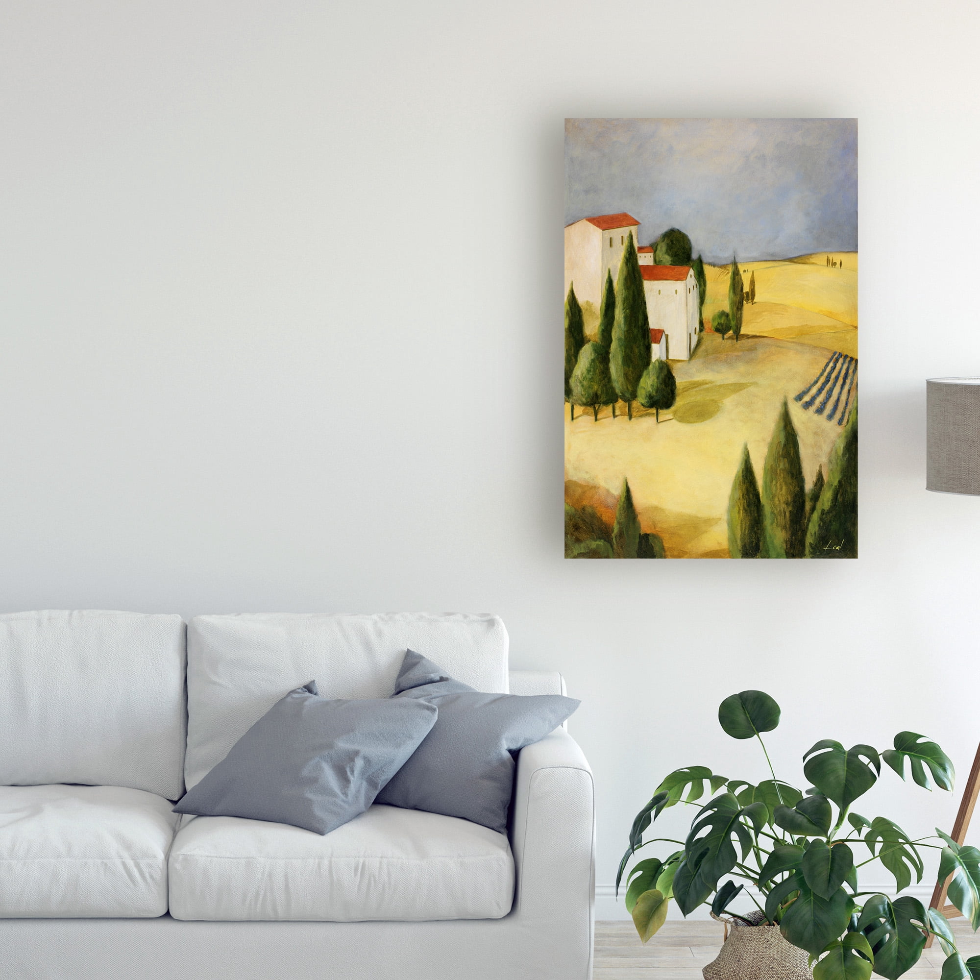 Trademark Fine Art 'Tuscan Farm 2' Canvas Art by Pablo Esteban