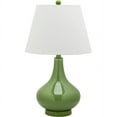 thumbnail image 2 of SAFAVIEH Amy 24 in. H Gourd Solid Glass Table Lamp, Green, Set of 2, 2 of 5
