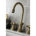 thumbnail image 5 of Kingston Brass KS2987AX 8 in. Widespread Bathroom Faucet, Brushed Brass, 5 of 6