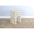thumbnail image 3 of Pemberly Row Modern / Contemporary White Finish Sand Nesting Table, 3 of 4
