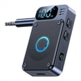thumbnail image 4 of Bluetooth 5.4 Transmisor Receptor 3.5MM AUX Avión Coche Audio Adaptador Inalámbrico Llamada Manos para PC Auriculares Altavoz, 4 of 5