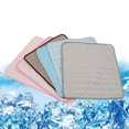 thumbnail image 3 of Dog Cooling Mat Summer Pet Cold Bed Extra Large For Small Big Dogs Pet Accessories Cat Durable Blanket Sofa Cat Ice Pad Blanket ShopWise Round, 3 of 12