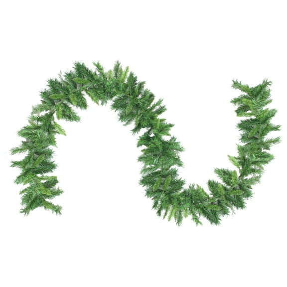 Northlight Mixed Two-Tone Pine Artificial Christmas Garland - 9' x 10" - Unlit