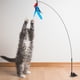 thumbnail image 4 of Juguete interactivo para gatos con cabeza de repuesto de plumas, 3 uds., 4 of 5