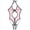 Pink, variant on Bodysuits for Women Strap Detail One Piece Bodywear with Cutout Look for Layering Bodysuit
