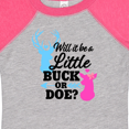 thumbnail image 4 of Inktastic Gender Reveal Will It Be a Little Buck or Doe? Girls Baby Bodysuit, 4 of 5
