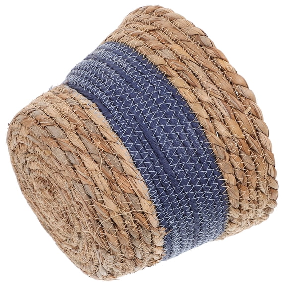 ELAYARD Flower Basket Woven Basket Light Brown Grass Home Decoration for Indoor Use 1Pack